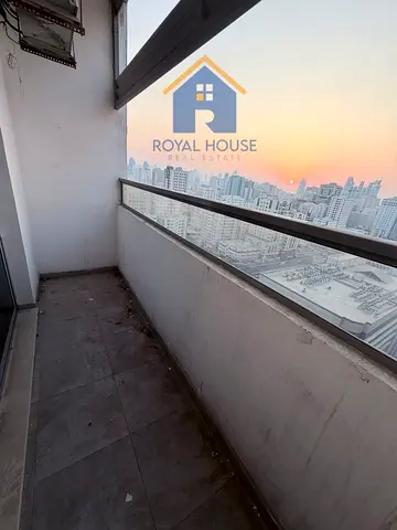 A distinctive apartment featuring two bedrooms and a living room is available for sale in a 7-year-old tower. It boasts a smart home design that offer
