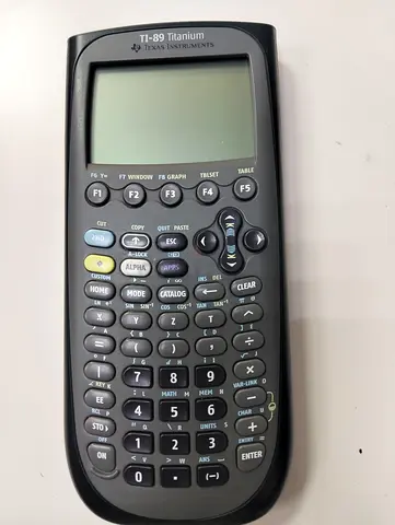 TI-89 Titanium Graphing Calculator - Good Working Condition