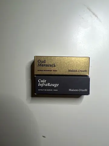 Maison Crivelli mini perfume set – Oud Maracuja & Cuir InfiraRouge (new)
