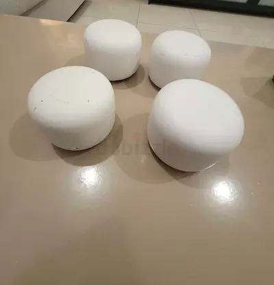 Set of 3 Google wifi routers and 1 Google point (used)