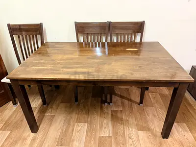 Dining table with chairs