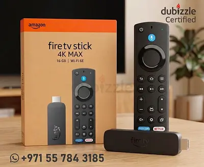 Amazon Fire TV Stick 4K Max - Brand New, Dubizzle Certified