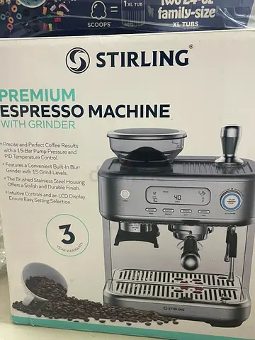 STIRLING PREMIUM ESPRESSO MACHINE