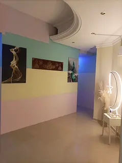 Fully covered fully furnished partition room available in Al majaz 1