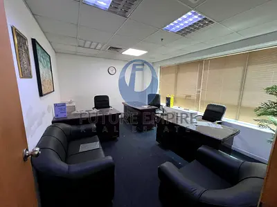 Furnished office | Fitted & Ready | Chiller Free |Parking free