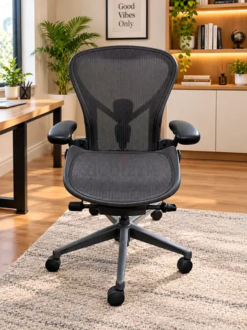Herman miller remastered size B office Chair with Adjustable Armrests and Lumbar Support