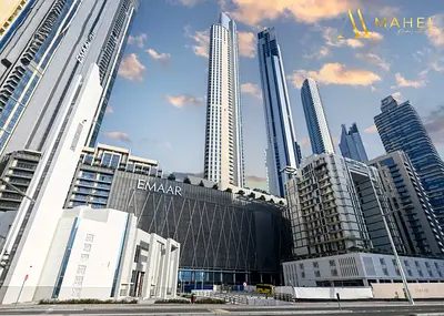 إطلالة على برج خليفة | شقة فندقية بغرفة نوم واحدة | مفروشة