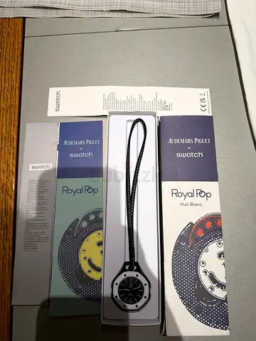 Audemars Piguet x Swatch Pocket Watch – Original Box & Strap