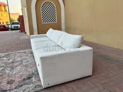 Feather 🪶 filled The One 3_ Seater Sofa Beige