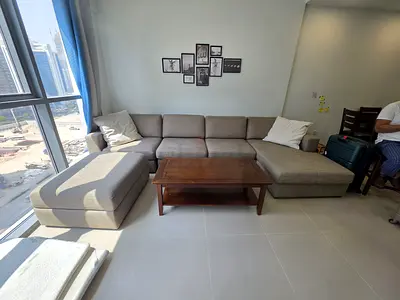 High Quality Home Center Eterno L Shape Sofa With footstools