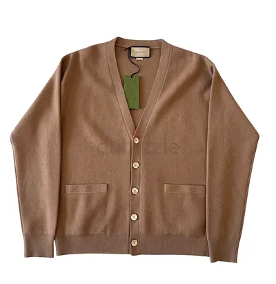 Gucci Cashmere Cardigan Beige Men