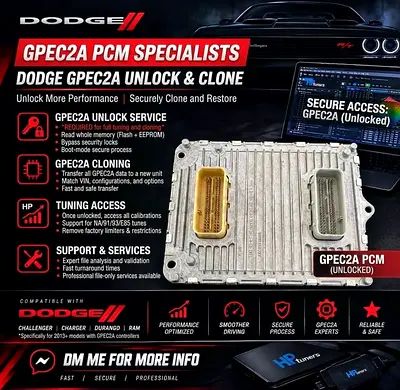 Dodge GPEC2A PCM Unlock & Cloning Services 🏎️💨
