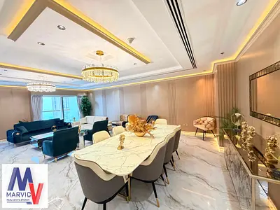 Furnished 4BR Penthouse | Easy Access | Marina & Skyline View