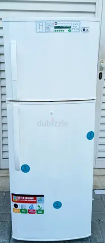 LG Refrigerator double door, Color white. Good working condition.