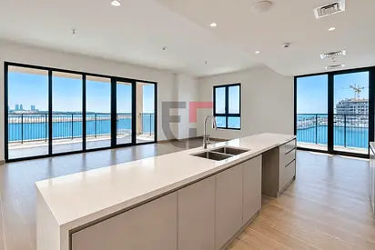 Luxury Waterfront Living | 3BR + Maid | Sea & Burj Khalifa Views