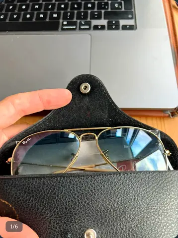 Ray-Ban RB3025 Aviator Large Metal Sunglasses