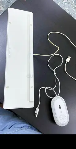 Apple Wired Keyboard and USB Mouse - White