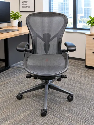 Herman miller remastered size B fully loaded Ergonomic Mesh Office Chair with Lumbar Support (Gray)