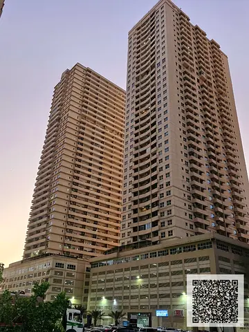 AVAILABLE BEAUTIFUL RENTED ONE BEDROOM HALL WITH PARKING IN LILIES TOWER AJMAN