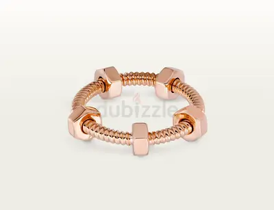 Authentic ring Cartier écrou rose gold size 47
