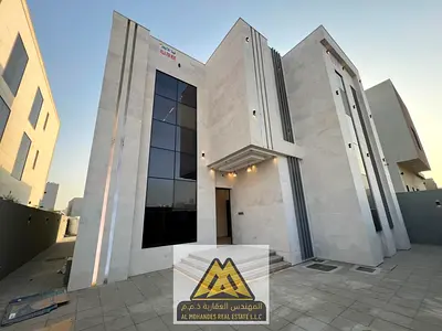 A great opportunity to rent a modern independent villa in Al Zahya, Ajman, featuring a spacious 6,000 sq. ft. plot and a practical layout