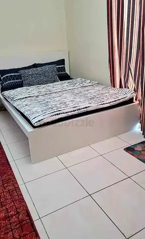 Ikea Queen size bed with mattress and storage drawers