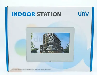 Uniview Wall Mounted 7-Inch Indoor Station(White,Wi-Fi ) - Brand New