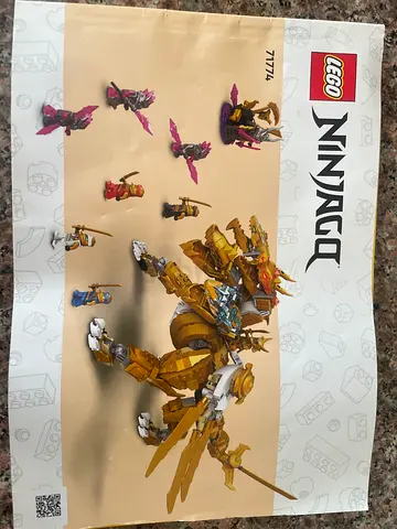 Lego Ninjago Lloyd's Golden Ultra Dragon Set 71774