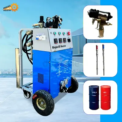 Hydraulic Polyurethane Foam/Polyurea Spray Machine with Guns and Pumps - Industrial Grade