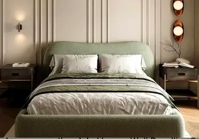 New luxury Olive color *160*200* Queen Size Bed Available