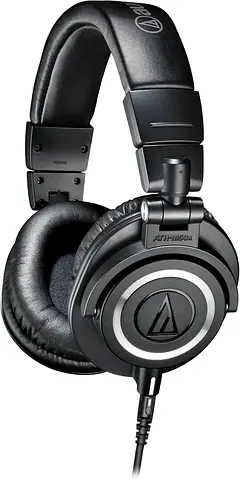 Audio-Technica Ath-M50X Studio Monitor Professional Headphones - Black