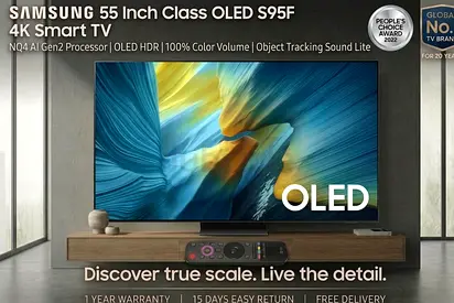 Samsung 55-inch OLED S95F 4K Smart TV - Excellent Condition