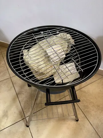 Portable Charcoal BBQ Grill with Stand - New not used