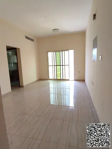 One bedroom and living room for annual rent in Ajman – Al Rashidiya 3 area, behind Amina Hospital