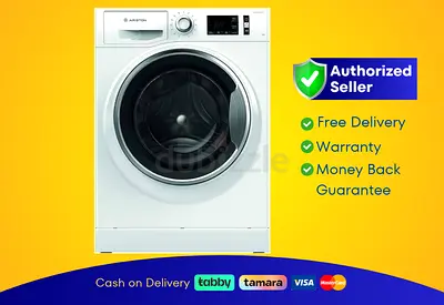 Ariston 9KG Front Load Washing Machine - (White),  Brand New | Warranty | FREE Delivery