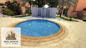 SPACIOUS 4BHK VILLA FOR RENT JUST 120K WITH GYM POOL EASY PAYMNT FOR FAMILY ONLY SHARQAN