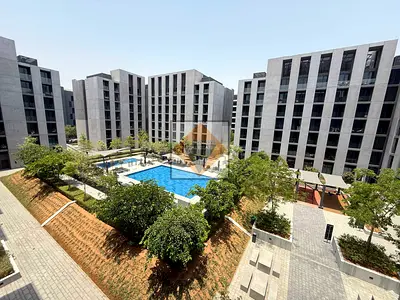 Luxury Fully Designed Corner Studio | Balcony | Pool View | Premium Amenities | Tiraz, Aljada