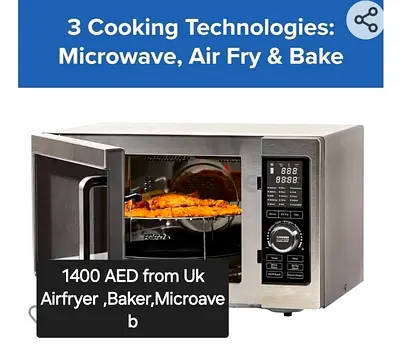 Powerxl 3-in-1 Microwave, Air Fryer & Oven - Used, Good Condition