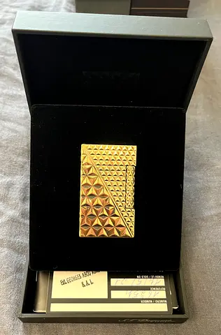 S.T. Dupont Ligne 2 Lighter - Gold Plated