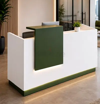 Modren Reception Desk  Counter Custom Made