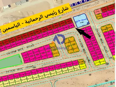 للبيع ارض مميزه في الدبدبه شمال (الرحمانية) زاوية سكة مقابل المسجد