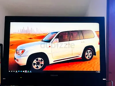Used Toshiba Flat Panel TV - 32" (rear view) - Good Working Condition