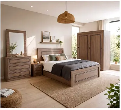 Complete Bed Room Set - 6 Pcs