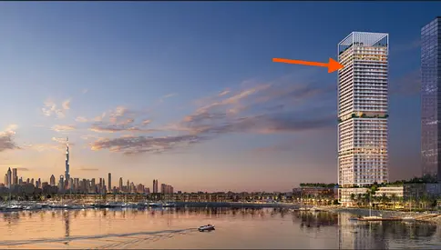 Marina & Burj Khalifa view | High Floor | Modern Living