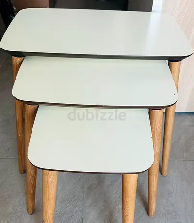 🪵 Set of 3 Side Tables – For Sale