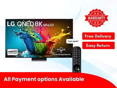 LG 75 Inch QNED99 MiniLED 8K Smart TV 2024 75QNED99T6B | Free Delivery