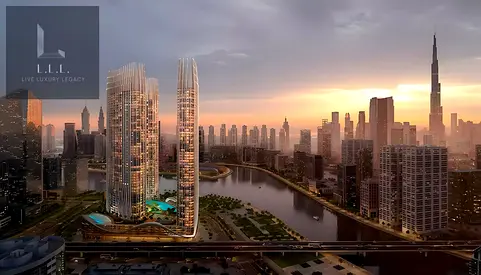 Waterfront Studio | Binghatti Skyrise Tower A | Canal & Skyline Views