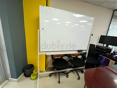 HOLTZ Germany Mobile Magnetic Whiteboard on Stand — Good Condition