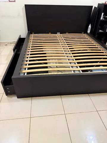 180x210 IKEA bed frame with four storage units Contact 0503627144