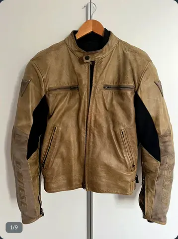 Dainese Leather Motorcycle Jacket Size 54